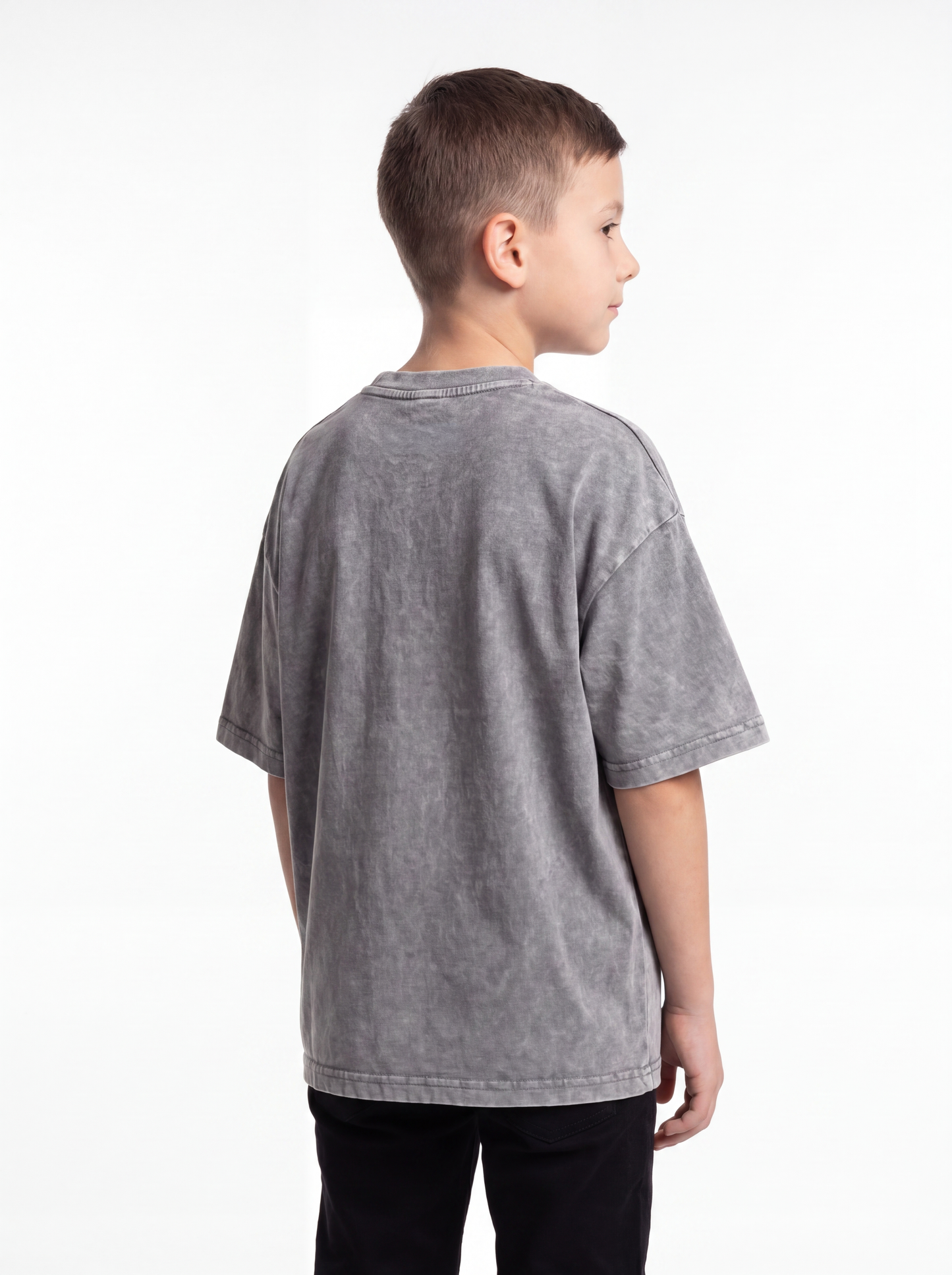 Washed Graphic T-Shirt Cotton Oversized Fit - seven kids