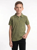 Washed Polo Shirt Knit Regular Fit - seven kids