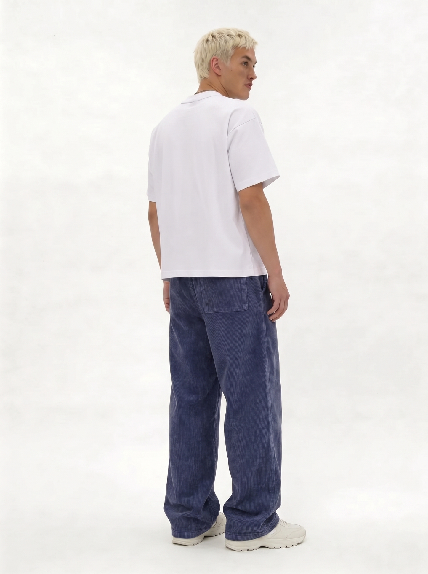 Embroidered Pants Cotton Baggy Fit - seven