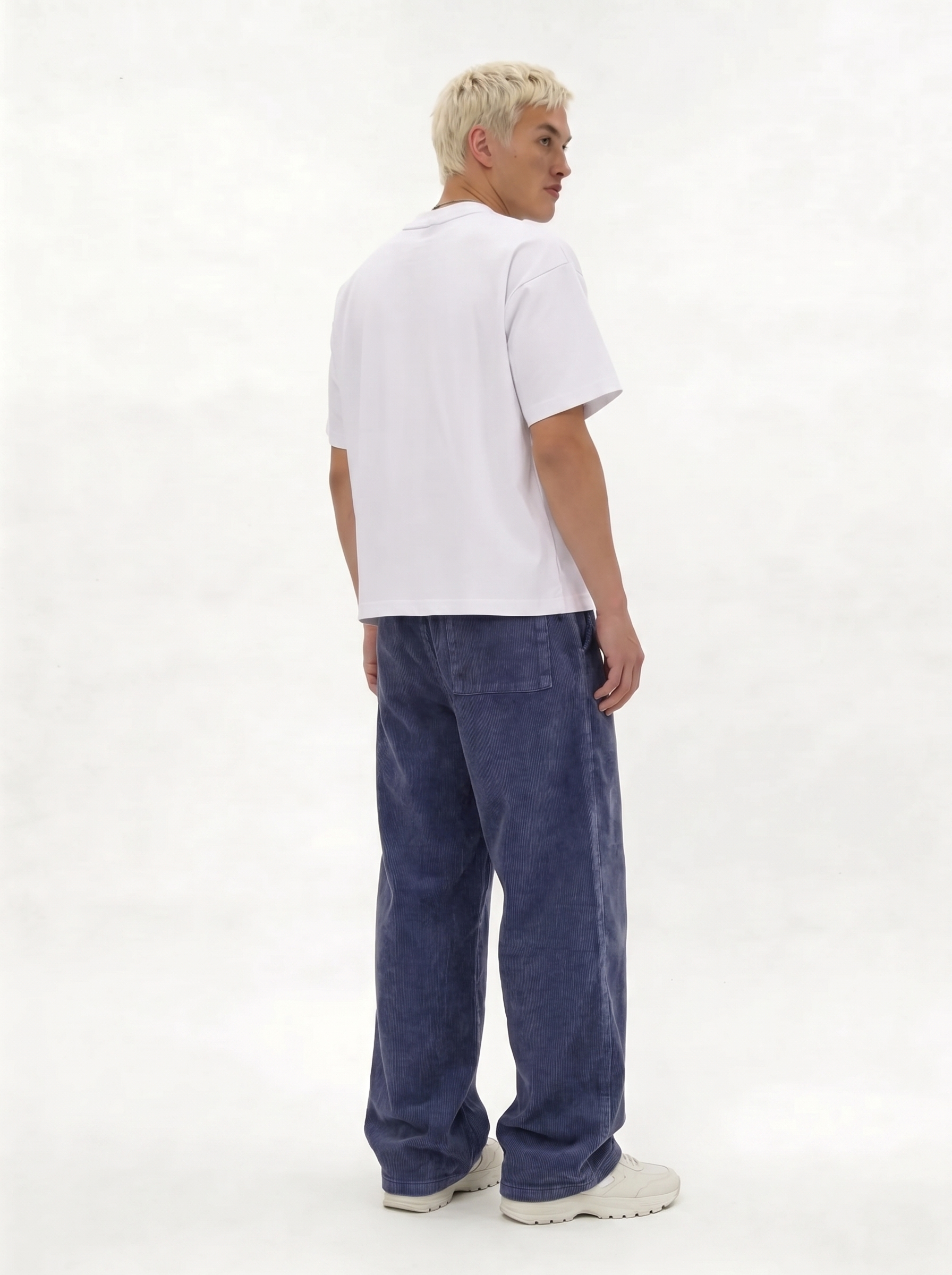 Embroidered Pants Cotton Baggy Fit - seven