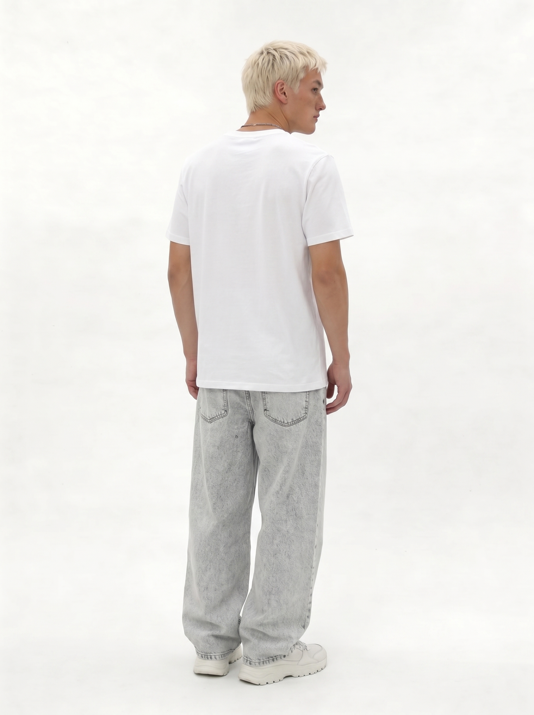 Panelled Jeans Denim Baggy Fit - je-x