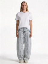 Panelled Jeans Denim Baggy Fit - je-x