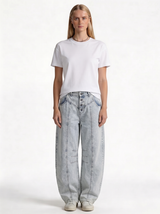 Panelled Jeans Denim Baggy Fit - je-x