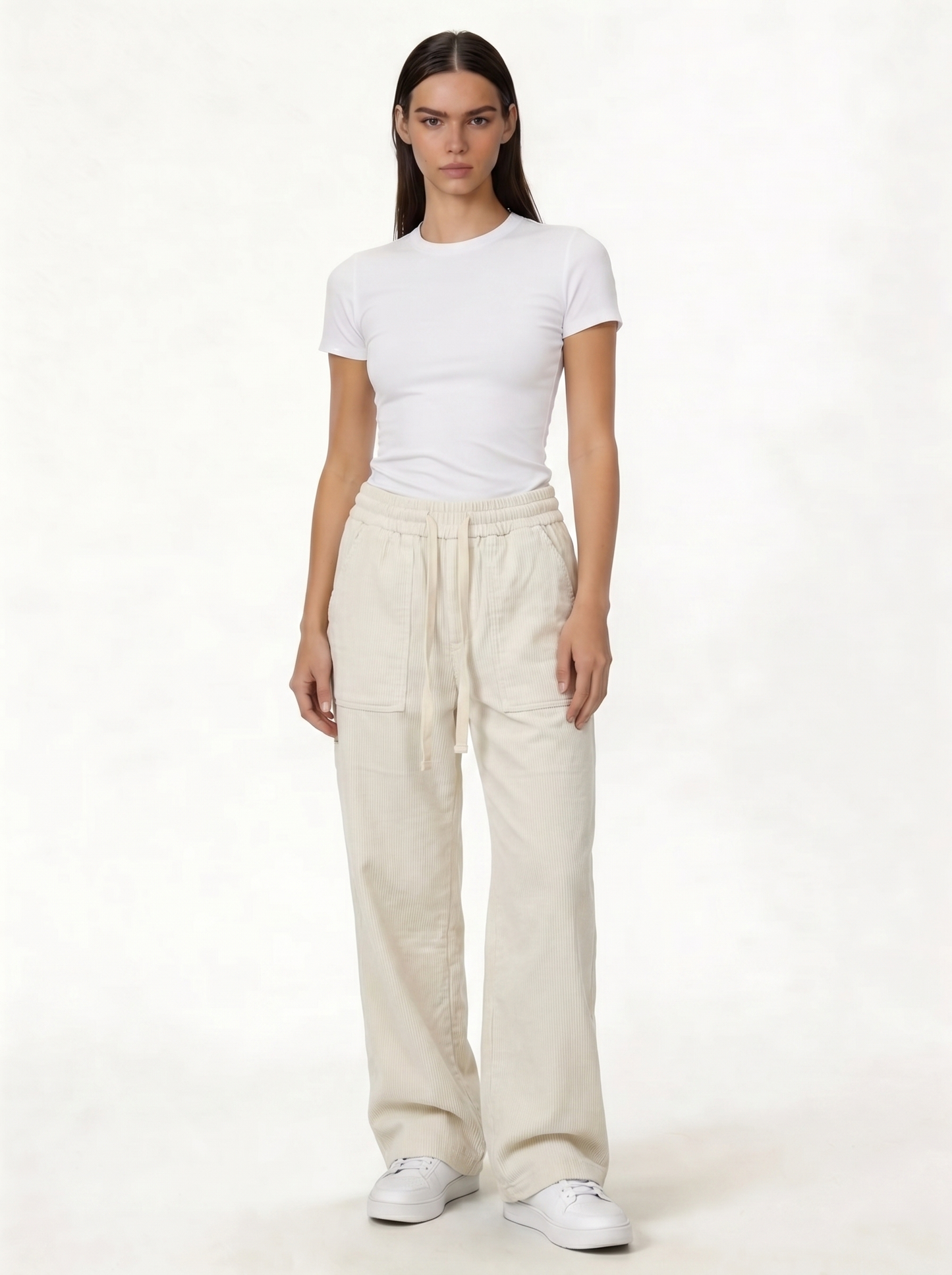 Utility Pocket Pants Cotton Relaxed Fit - seven