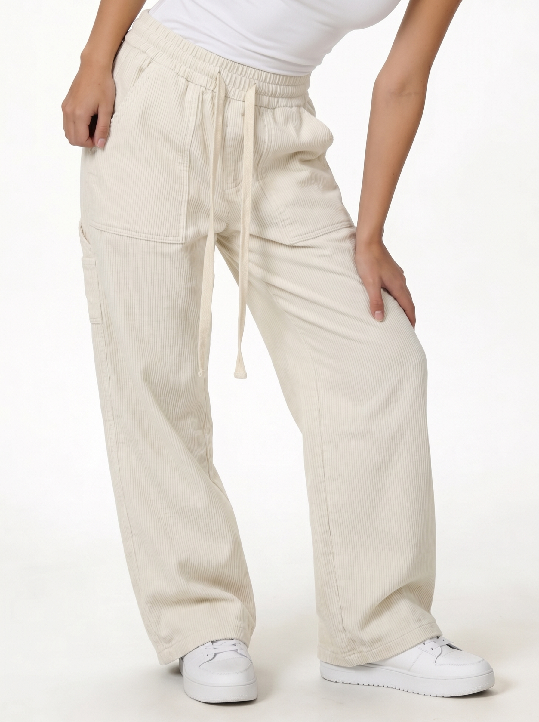 Utility Pocket Pants Cotton Relaxed Fit - seven