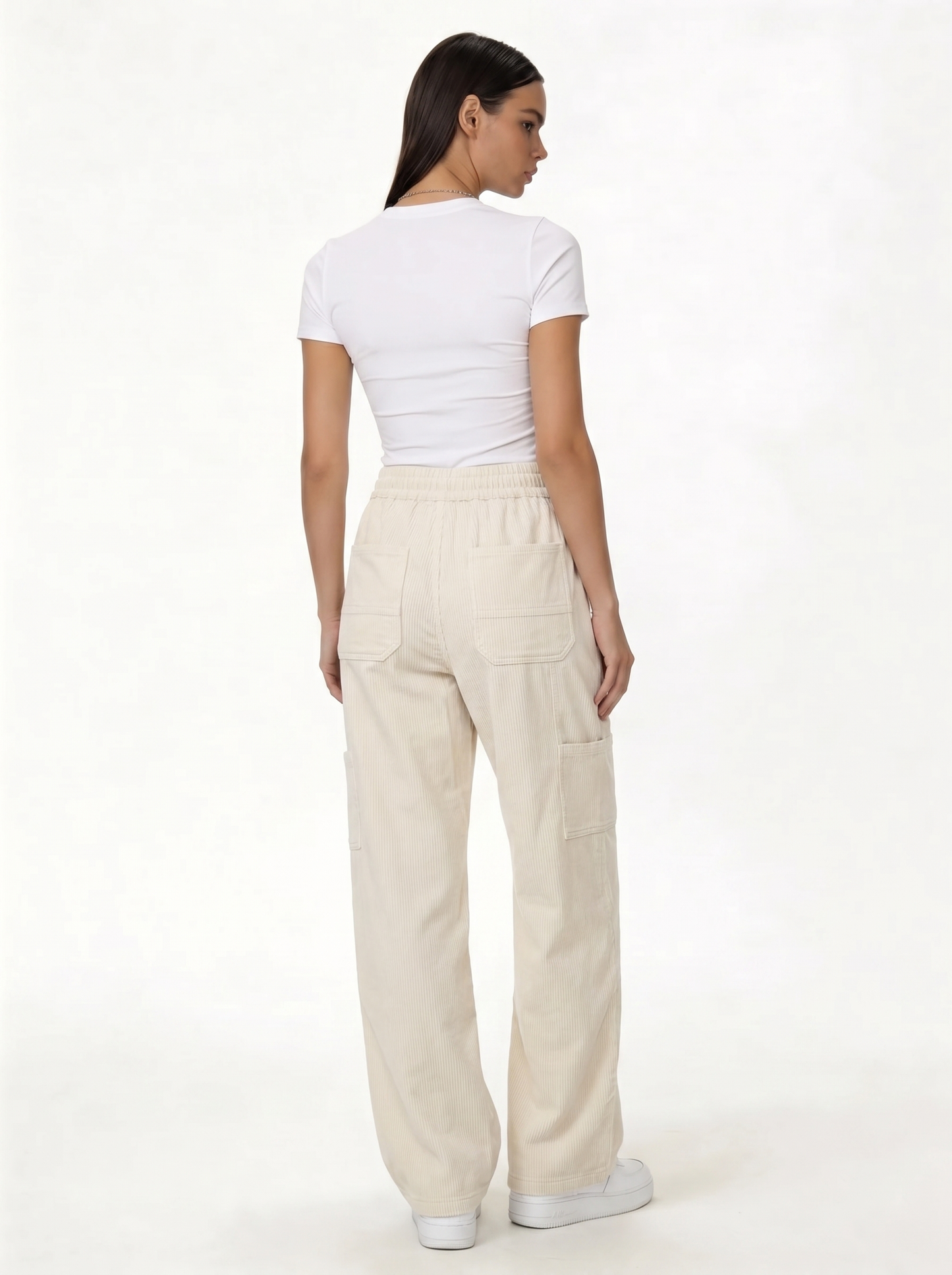 Utility Pocket Pants Cotton Relaxed Fit - seven