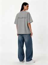 Boxy Heavyweight Cotton Graphic T-Shirt - jex