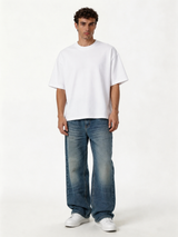 Cargo Pocket Jeans Denim Relaxed Fit - seven