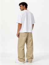 Utility Panel Pants Cotton Wide Leg Fit - Seven