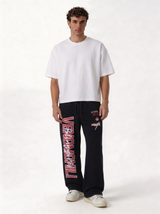 Printed Graphic Pants Cotton Relaxed Fit - Eleven