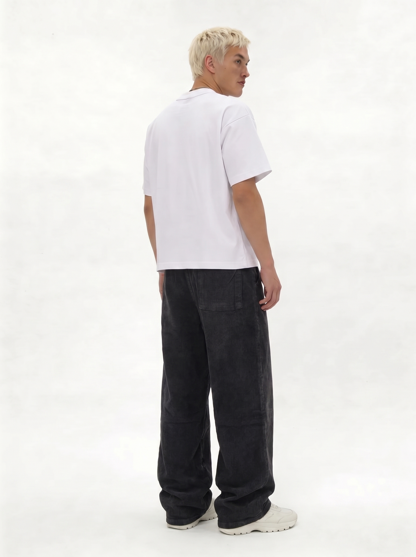 Embroidered Pants Cotton Baggy Fit - seven