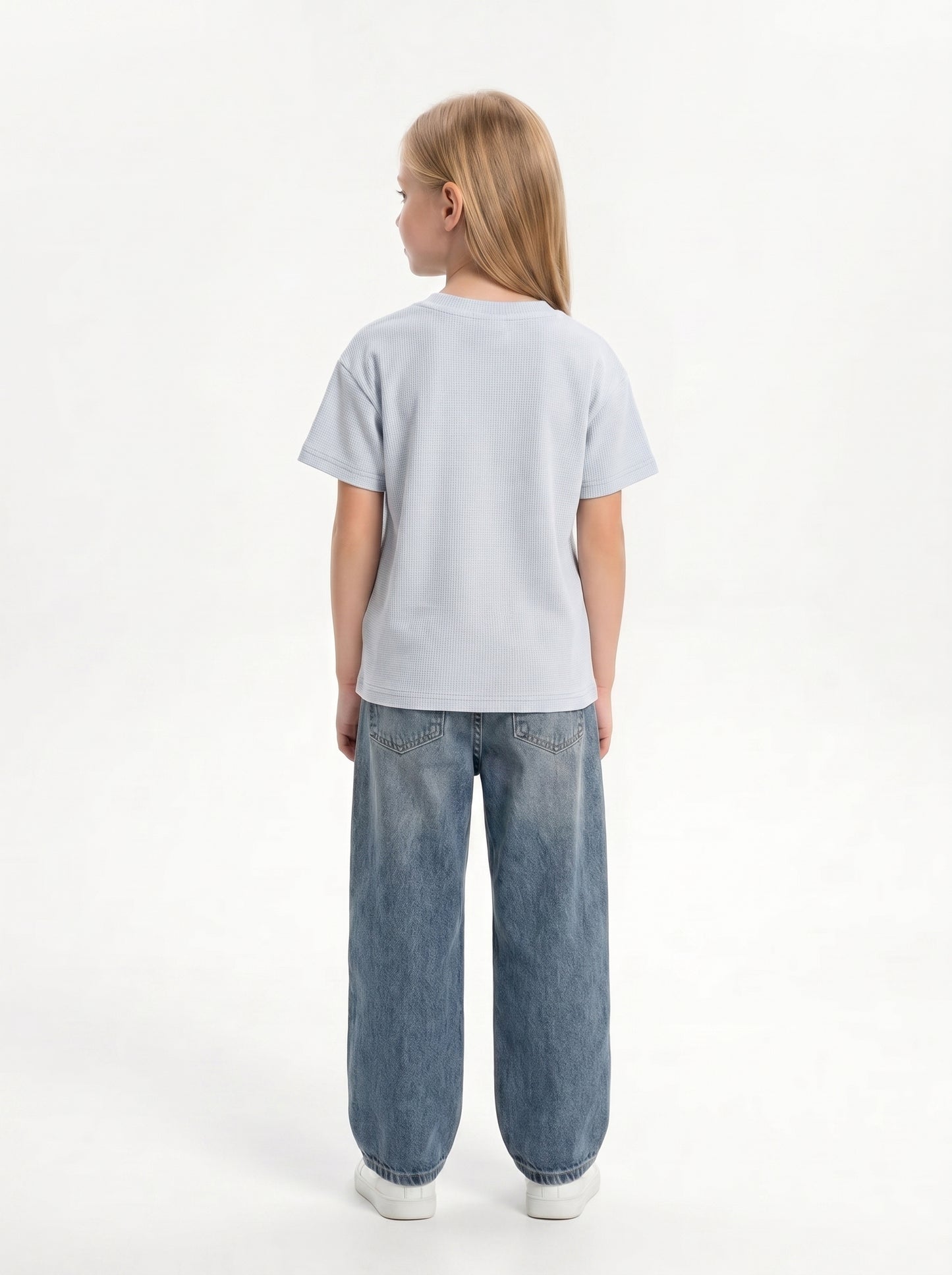 Logo Graphic T-Shirt Cotton Oversized Fit - seven kids