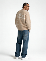 Logo Graphic Sweater Knit Oversized Fit - Zedzee