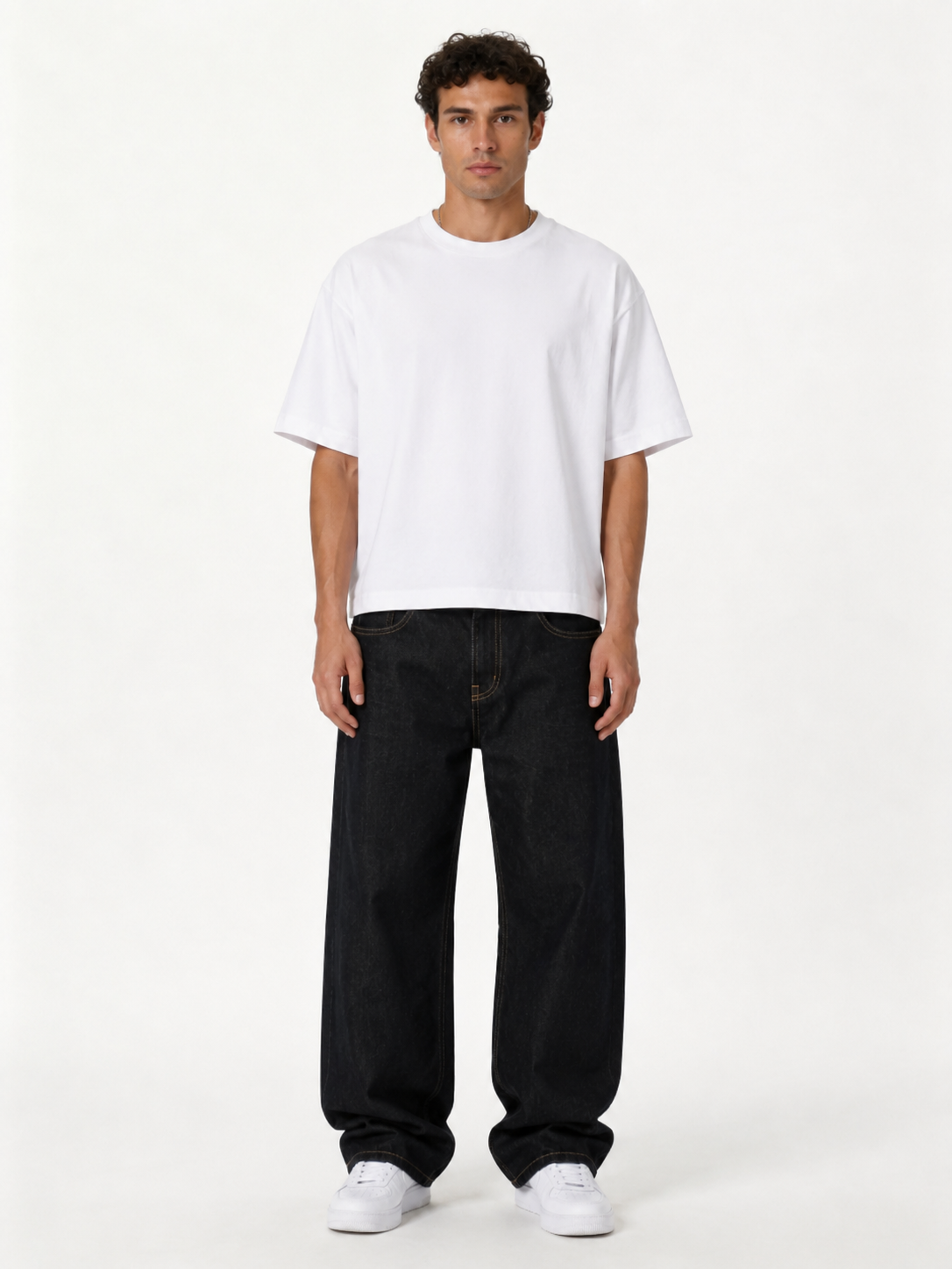Raw Denim Jeans Denim Straight Leg Fit - seven