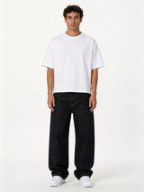 Raw Denim Jeans Denim Straight Leg Fit - seven