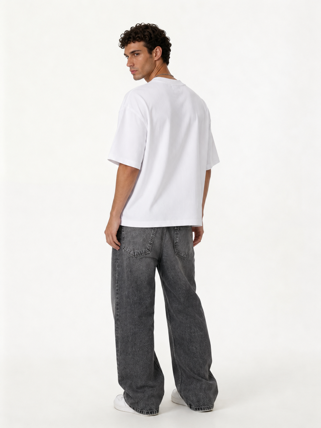 Washed Wide Leg Jeans Denim Relaxed Fit - Seven