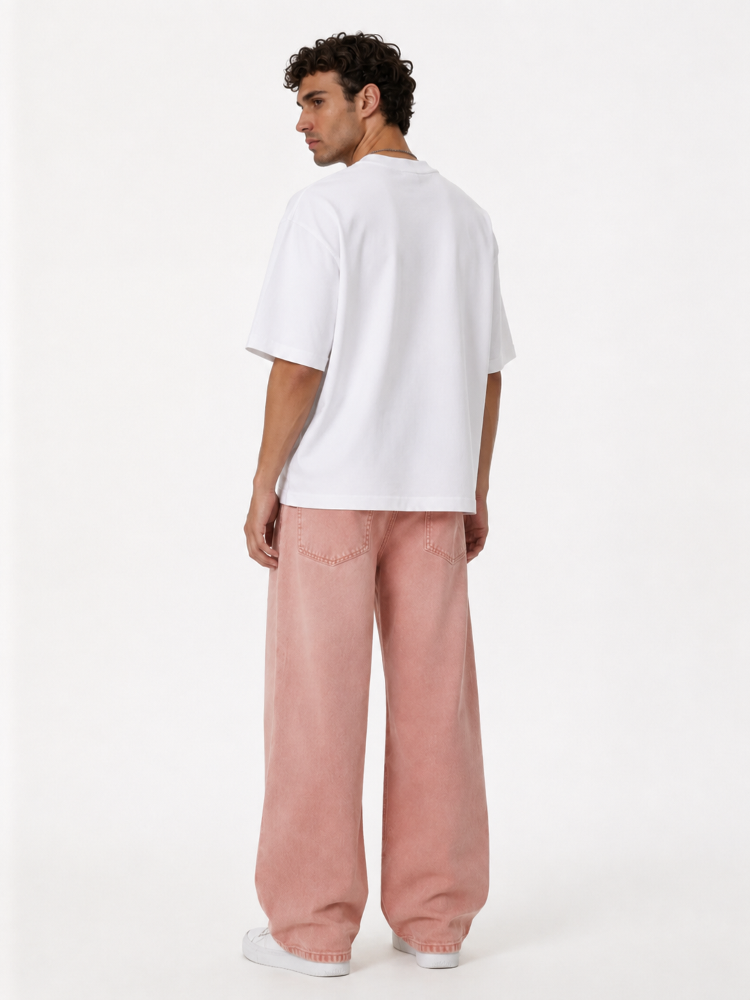 Washed Wide Leg Jeans Denim Baggy Fit - seven