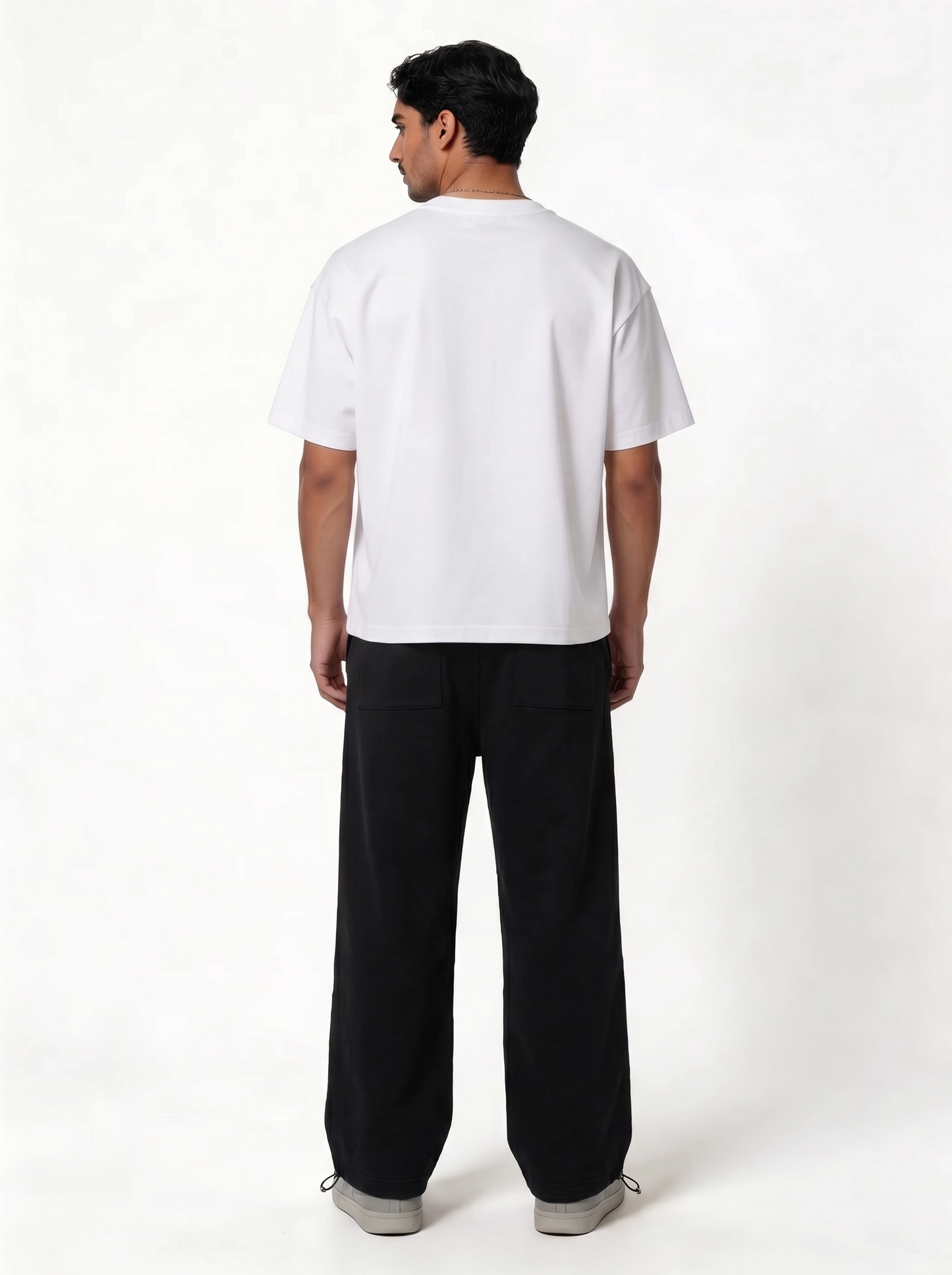 Panelled Sweatpants Cotton Relaxed Fit - je-x