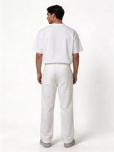 Pleated Trousers Linen Blend Regular Fit - seven