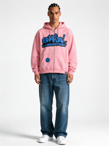 Logo Graphic Hoodie Cotton Oversized Fit - Spiral