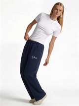 Logo Graphic Sweatpants Cotton Relaxed Fit - vinci
