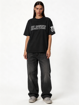 Boxy Heavyweight Cotton Graphic Tee - eleven