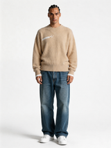 Logo Graphic Sweater Knit Oversized Fit - Zedzee