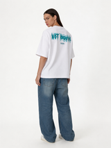 Boxy Heavyweight Cotton Graphic Tee - ink