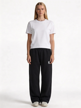 Logo Graphic Sweatpants Cotton Relaxed Fit - locco