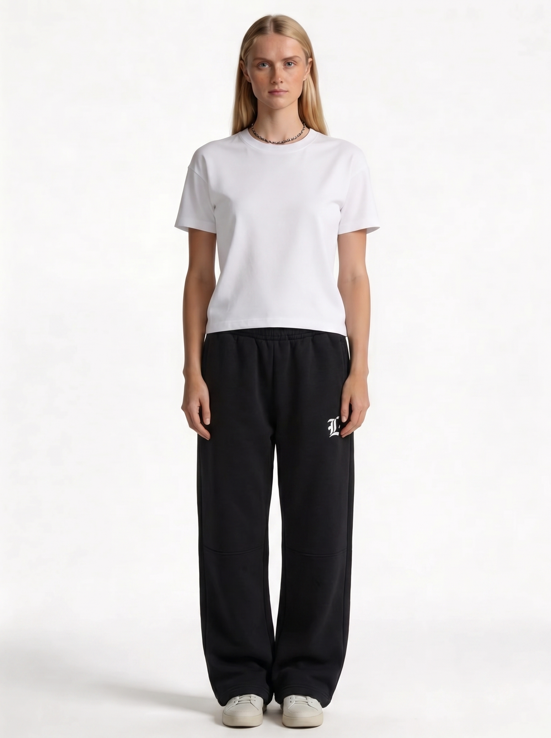 Logo Graphic Sweatpants Cotton Relaxed Fit - locco