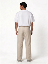 Pleated Trousers Linen Blend Regular Fit - seven