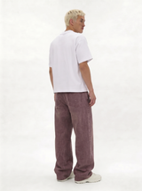 Distressed Wide Leg Denim Pants - seven