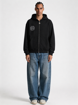 Logo Graphic Hoodie Cotton Relaxed Fit - Spiral