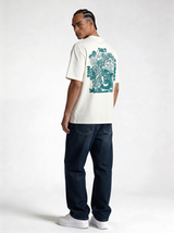 Logo Graphic T-Shirt Cotton Oversized Fit - tharwa