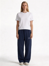 Logo Graphic Sweatpants Cotton Relaxed Fit - vinci
