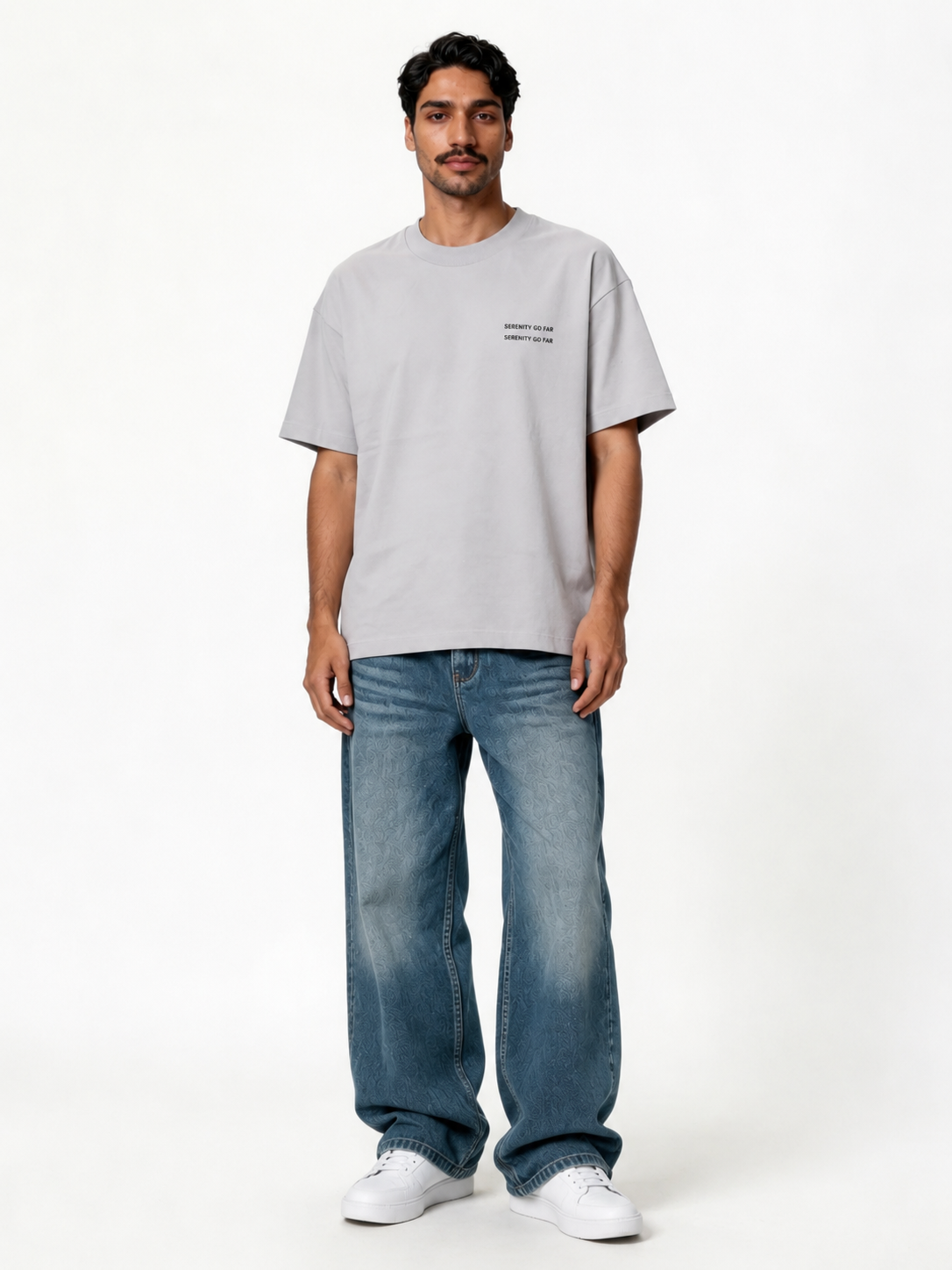 Boxy Heavyweight Cotton Graphic T-Shirt - jex