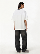 Boxy Panelled Technical Mesh Jersey - eleven