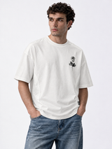 Rose Graphic T-Shirt Relaxed Fit - Santos