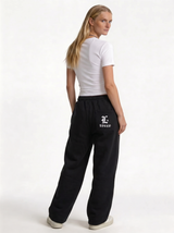Logo Graphic Sweatpants Cotton Relaxed Fit - locco