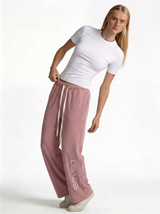 Logo Graphic Pants Cotton Relaxed Fit - seven