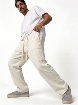 Utility Pocket Pants Cotton Relaxed Fit - seven