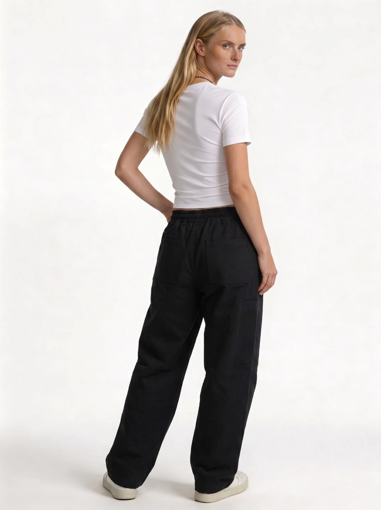 Utility Cargo Pocket Pants Cotton Twill Wide Leg - Brotherhood