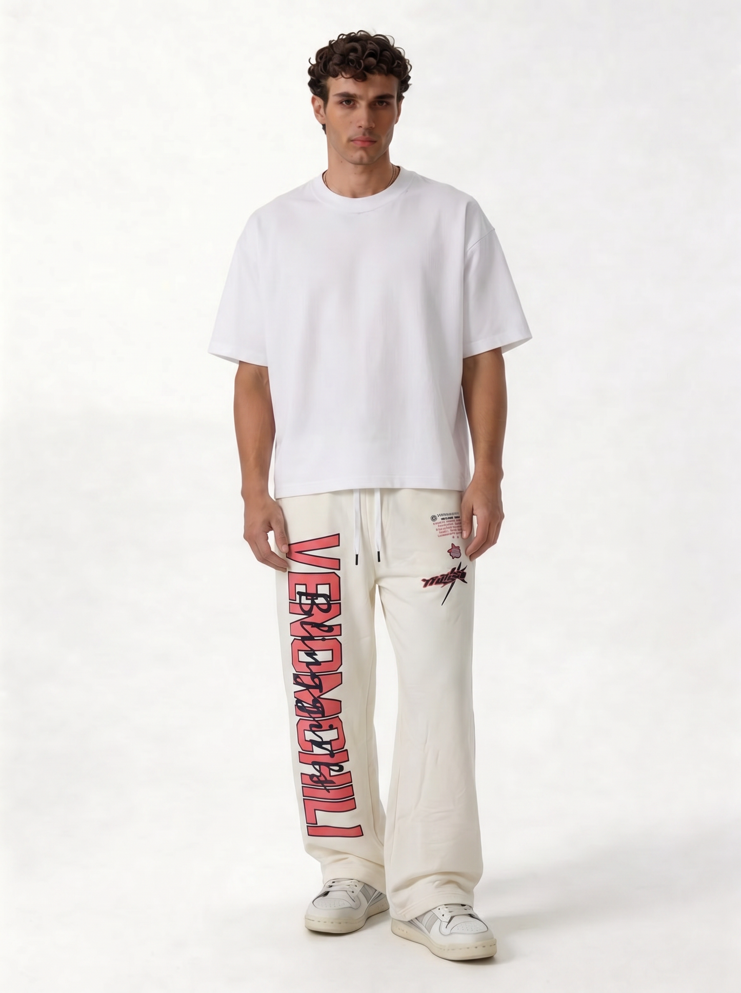 Printed Graphic Pants Cotton Relaxed Fit - Eleven