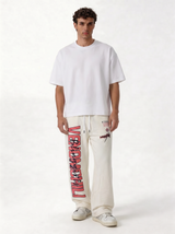 Printed Graphic Pants Cotton Relaxed Fit - Eleven