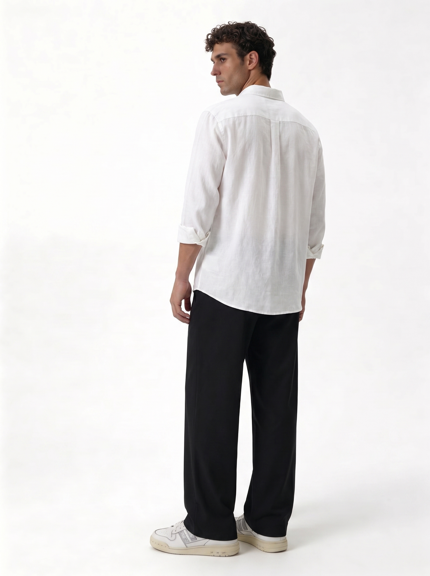 Minimal Buttoned Shirt Linen Regular Fit - zamari