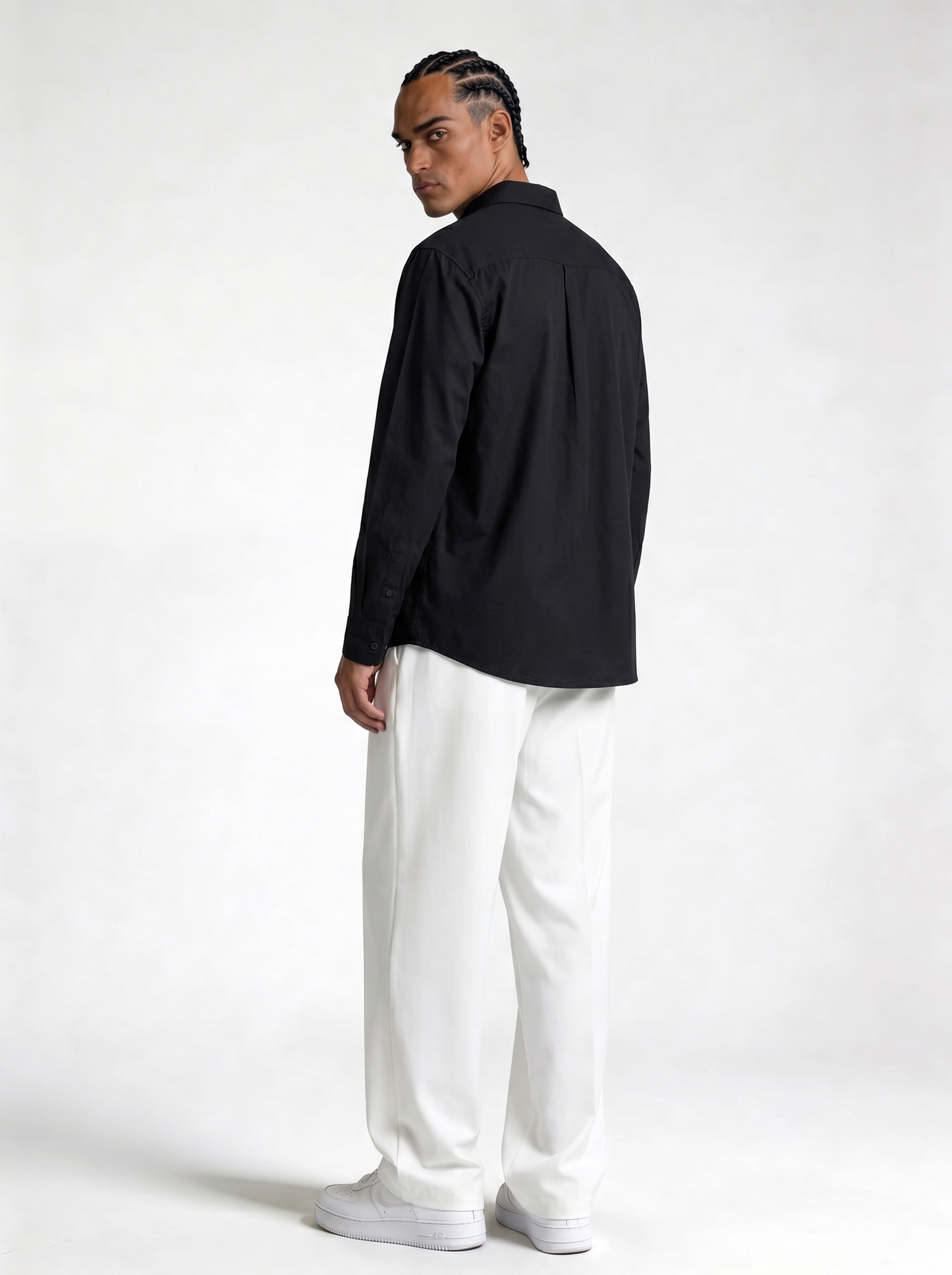 Minimal Buttoned Shirt Linen Regular Fit - zamari