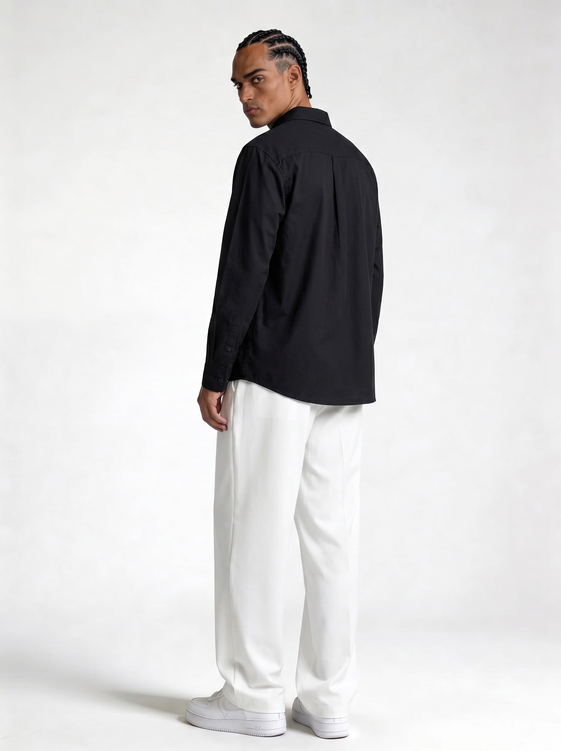 Minimal Buttoned Shirt Linen Regular Fit - zamari