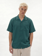 Chest Pocket Shirt Linen Blend Regular Fit - je-x