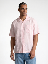 Chest Pocket Shirt Linen Blend Regular Fit - je-x