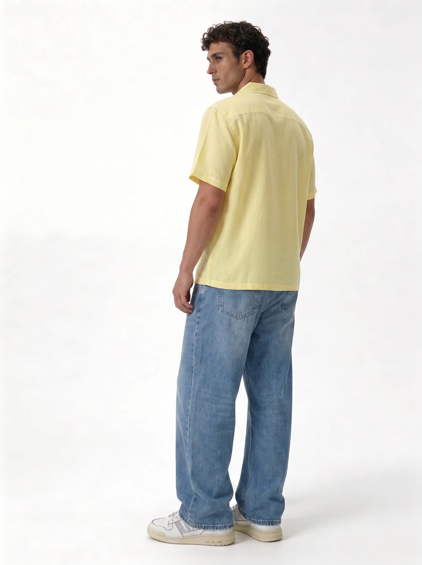 Chest Pocket Shirt Linen Blend Regular Fit - je-x